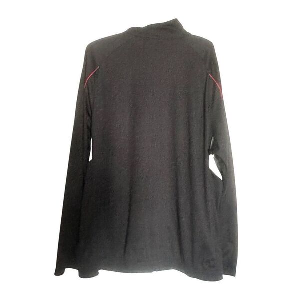 Athletech Black Colorblock Full Zip Activewear Performance Jacket Men's Large - Picture 7 of 10